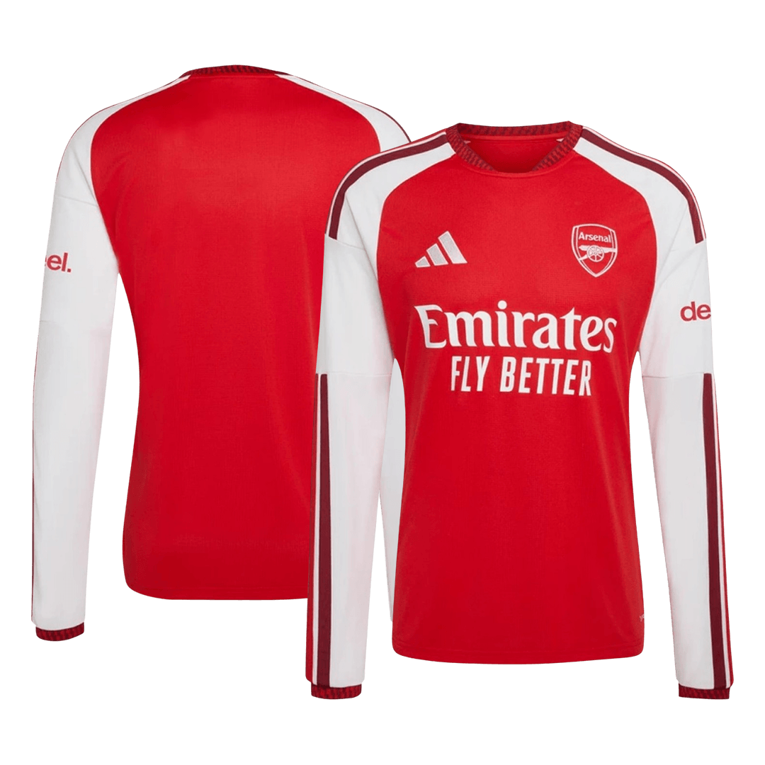 Arsenal Home Long Sleeve Soccer Jersey 2026/27