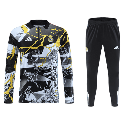 Real Madrid Kids Training Tracksuit Kit 2025/26 Black