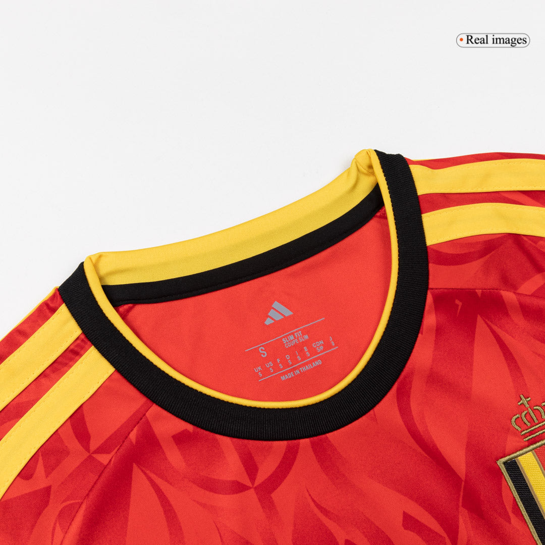 LUKAKU #9 Belgium Mens Home Soccer Jersey World Cup 2026 Red