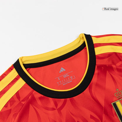DE BRUYNE #7 Belgium Mens Home Soccer Jersey World Cup 2026 Red