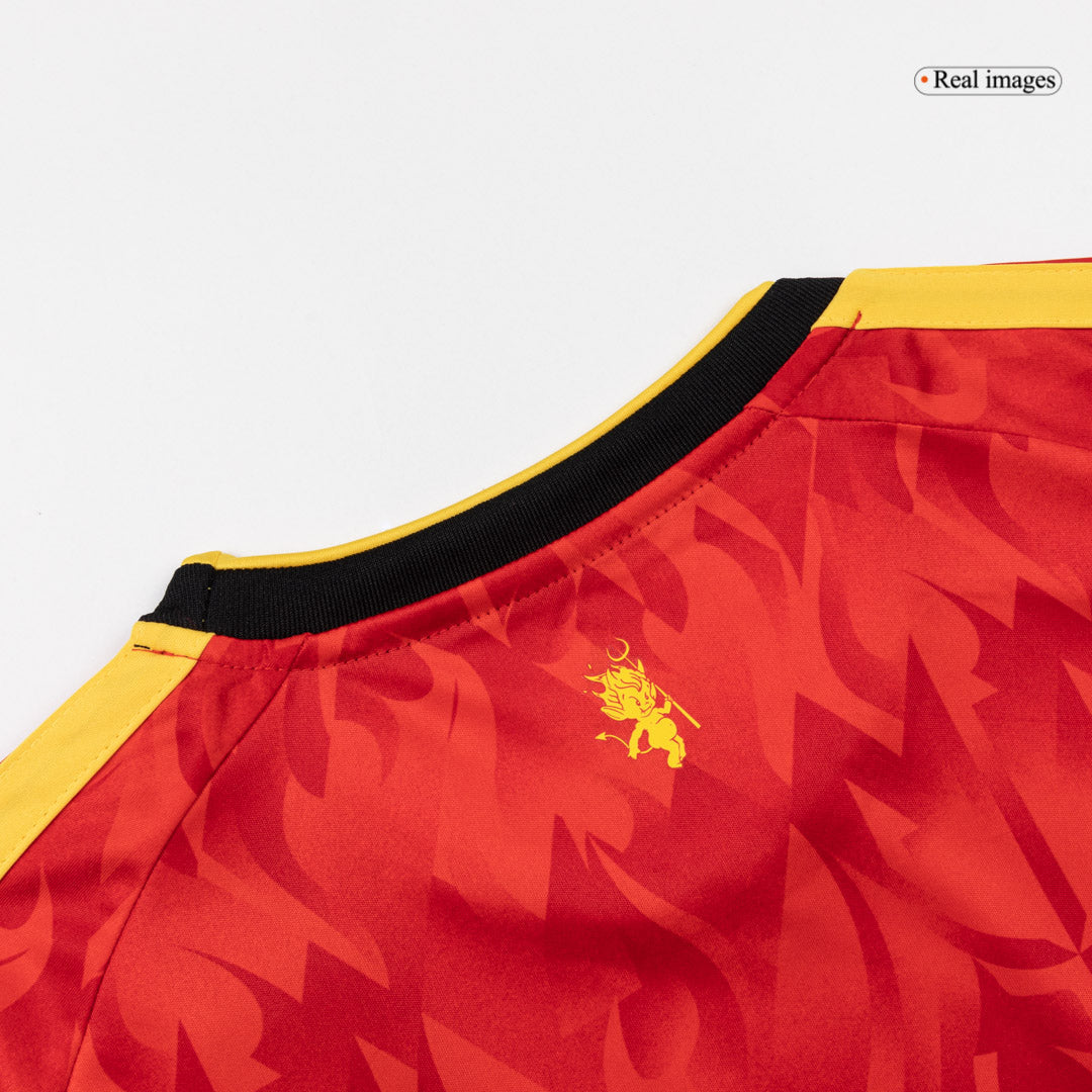 LUKAKU #9 Belgium Mens Home Soccer Jersey World Cup 2026 Red