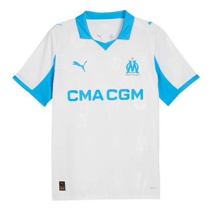Marseille Mens Home Soccer Jersey 2025/26 White