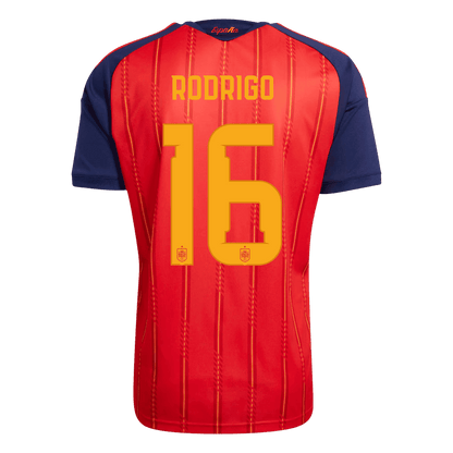 [Champion Edition] Spain Home Soccer Jersey World Cup 2026 – RODRIGO #16 (Player Version)