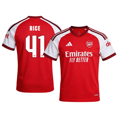 Arsenal Home Soccer Jersey 2026/27 – RICE #41 – UCL