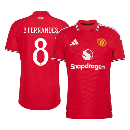Manchester United Home Soccer Jersey 2026/27 – B. FERNANDES #8 – UCL (Player Version)