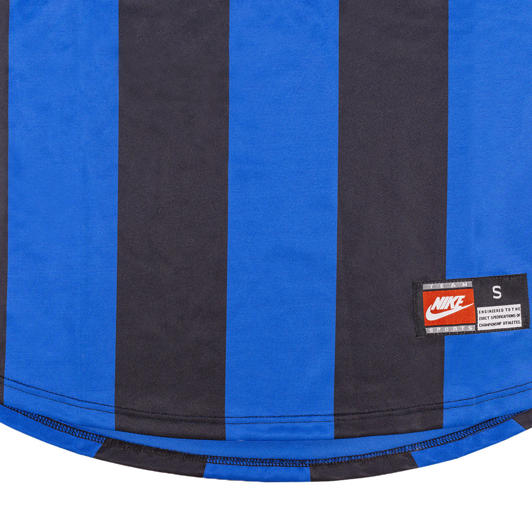 Retro BAGGIO #10 Inter Milan Mens Home Soccer Jersey 1999/00 Blue&Black