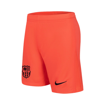 Barcelona Mens Third Away Soccer Kit 2025/26 Orange