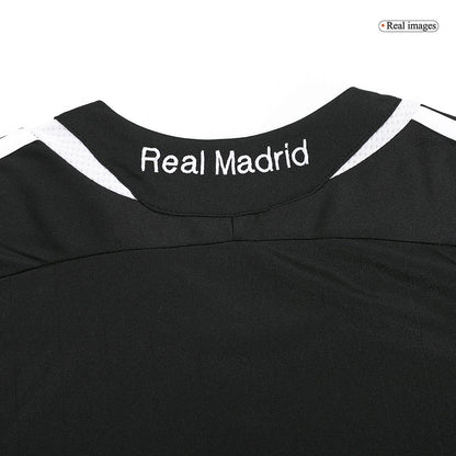 Retro Real Madrid Mens Away Soccer Jersey 2006/07 Black