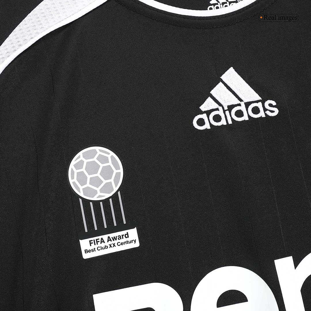 Retro SERGIO RAMOS #4 Real Madrid Mens Away Soccer Jersey 2006/07 Black