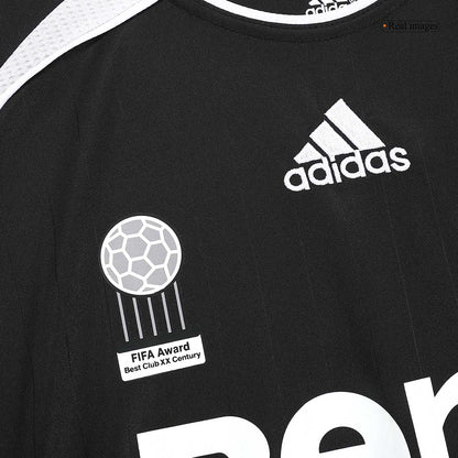 Retro Real Madrid Mens Away Soccer Jersey 2006/07 Black