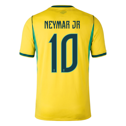 NEYMAR JR #10 Brazil Mens Home Soccer Jersey World Cup 2026 Yellow [PREMIUM]