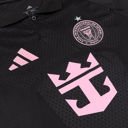 Inter Miami CF Mens Away Soccer Jersey 2026 Black - Player Version