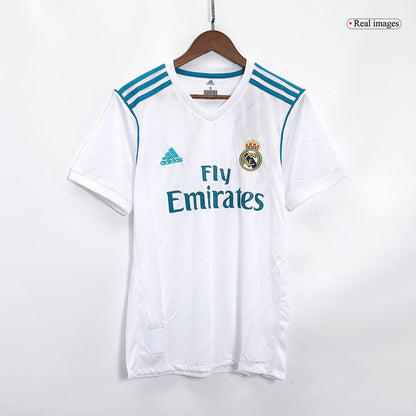 Retro MODRIĆ #10 Real Madrid Mens Home Soccer Jersey 2017/18 White
