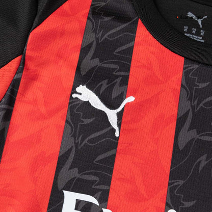 AC Milan Kids Home Soccer Kit 2025/26 Red&Black