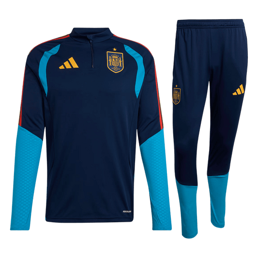 Spain Mens Training Tracksuit Kit 2026 Navy