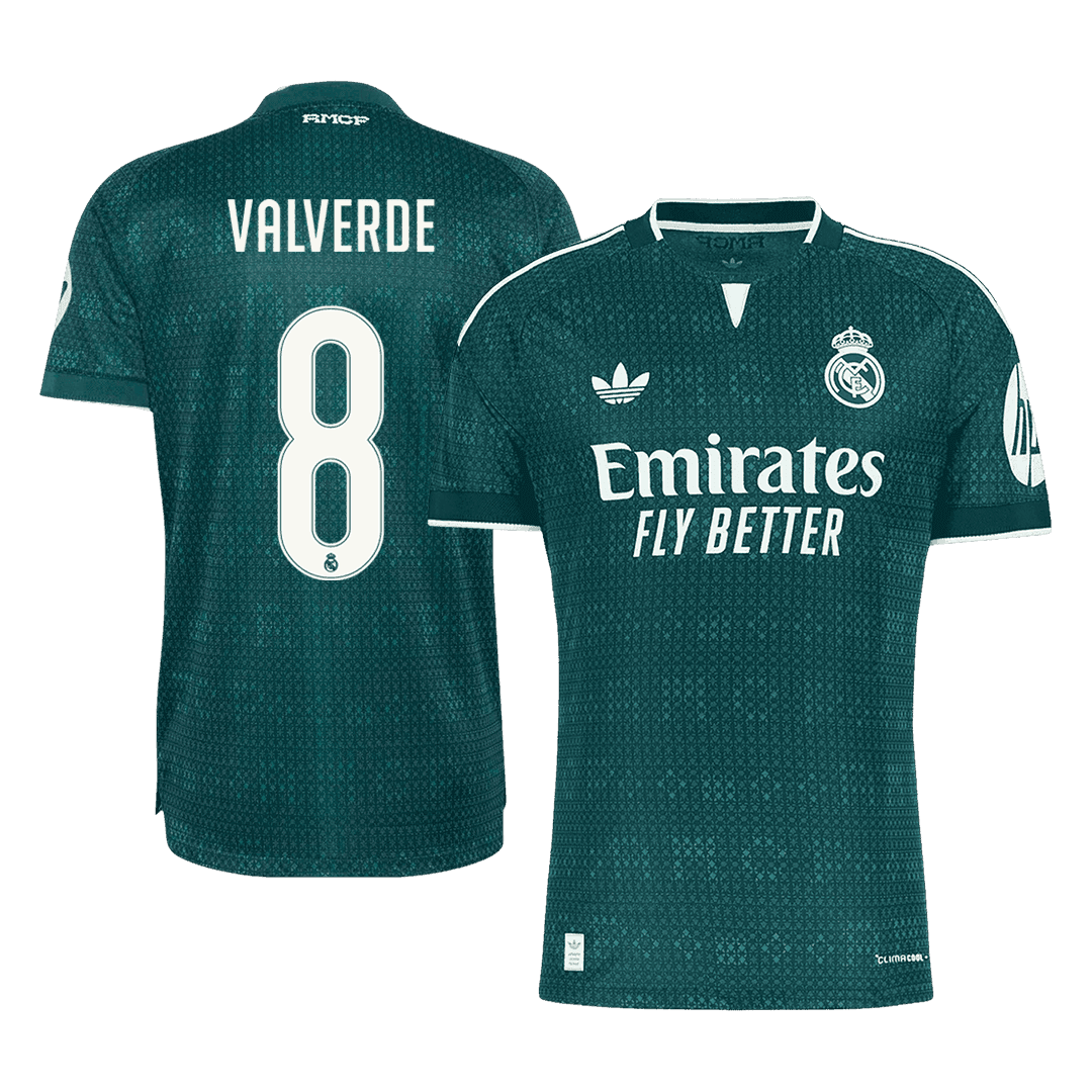 Real Madrid Away Soccer Jersey 2026/27 – VALVERDE #8 (Player Version)