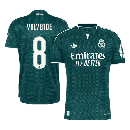 Real Madrid Away Soccer Jersey 2026/27 – VALVERDE #8 (Player Version)