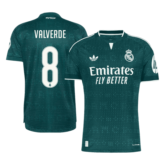 Real Madrid Away Soccer Jersey 2026/27 – VALVERDE #8 (Player Version)