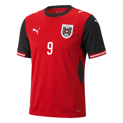 SABITZER #9 Austria Mens Home Soccer Jersey World Cup 2026 Red