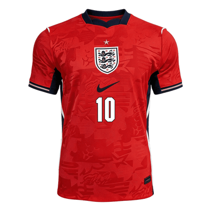 BELLINGHAM #10 England Mens Away Soccer Jersey World Cup 2026 Red