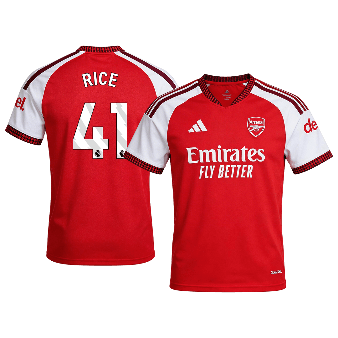 Arsenal Home Soccer Jersey 2026/27 – RICE #41