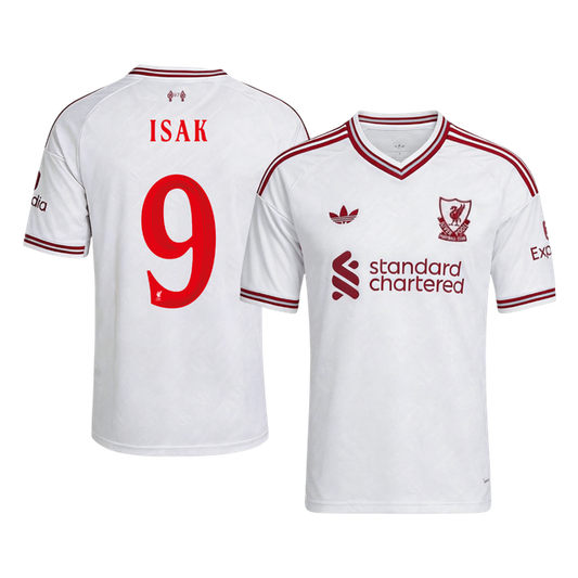 Liverpool Away Soccer Jersey 2026/27 – ISAK #9 – UCL