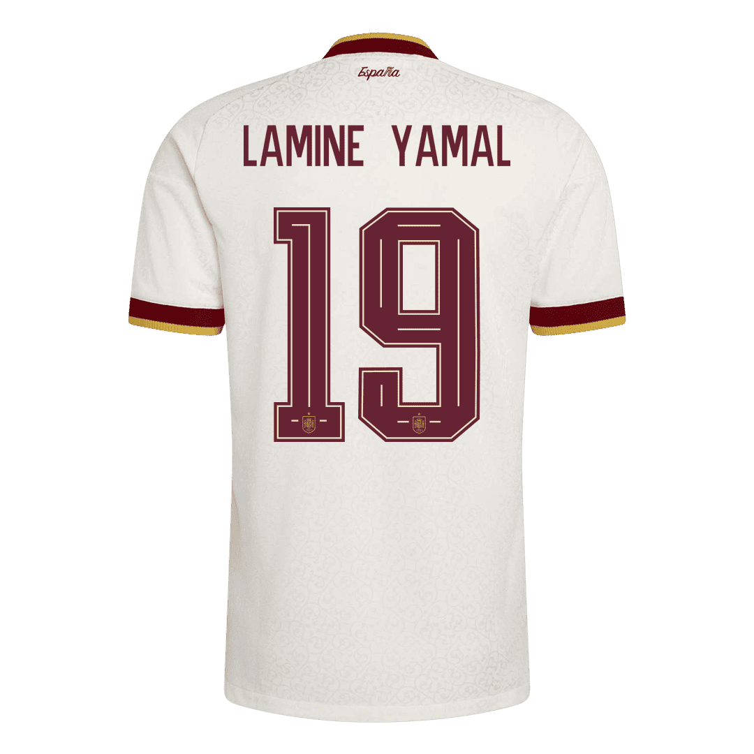 [Champion Edition] Spain Away Soccer Jersey World Cup 2026 – LAMINE YAMAL #19 (Player Version)
