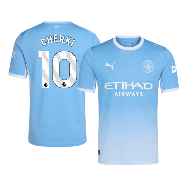 Manchester City Home Soccer Jersey 2026/27 – CHERKI #10