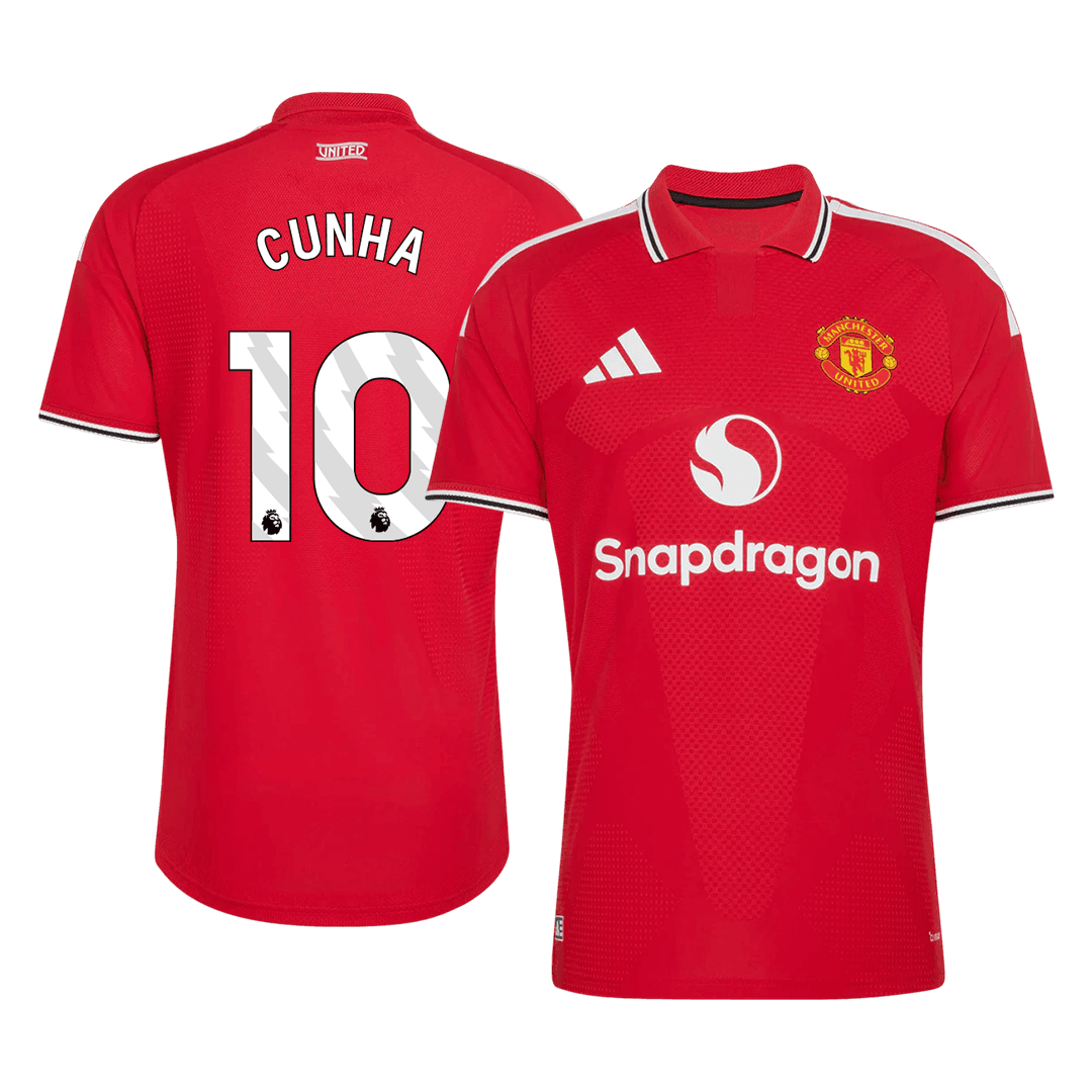 Manchester United Home Soccer Jersey 2026/27 – CUNHA #10 (Player Version)
