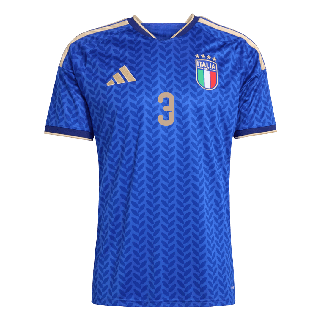 DIMARCO #3 Italy Mens Home Soccer Jersey World Cup 2026 Blue [PREMIUM]