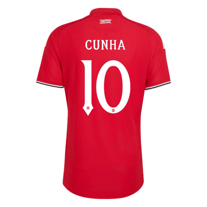 Manchester United Home Soccer Jersey 2026/27 – CUNHA #10 – UCL (Player Version)