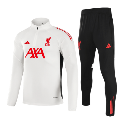 Liverpool Mens Training Tracksuit Kit 2025/26 White