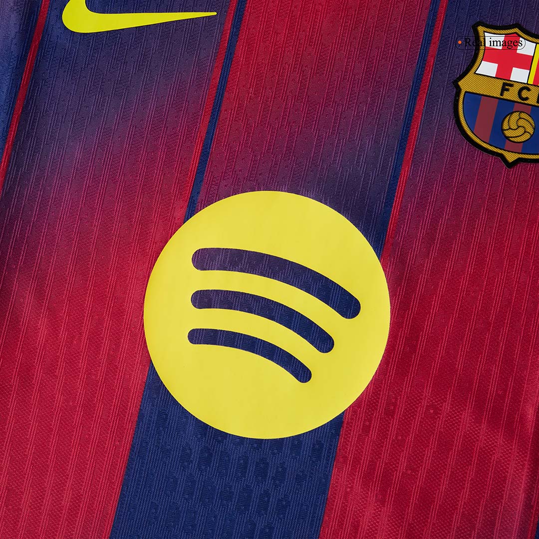 KOUNDE #23 Barcelona Mens Home Soccer Jersey 2025/26 Red&Blue - Player Version