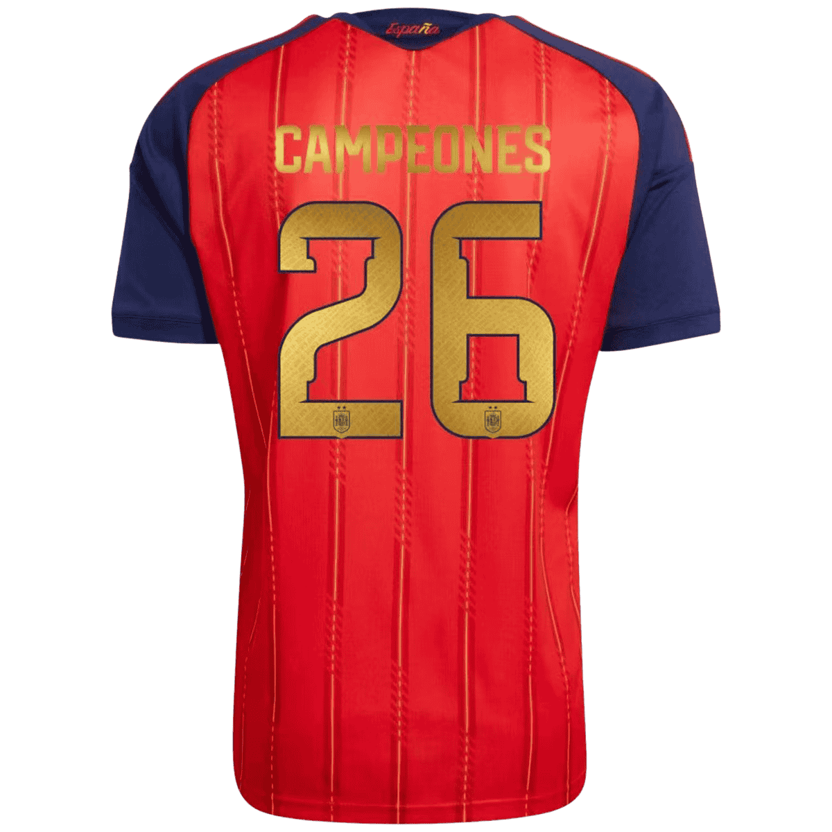 Spain Home Soccer Jersey World Cup 2026 – CAMPEONES #26