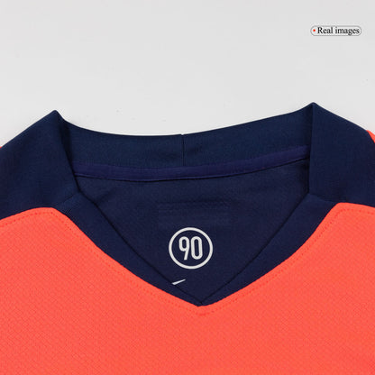 RAPHINHA #11 Barcelona Mens Third Away Soccer Jersey UCL 2025/26 Orange