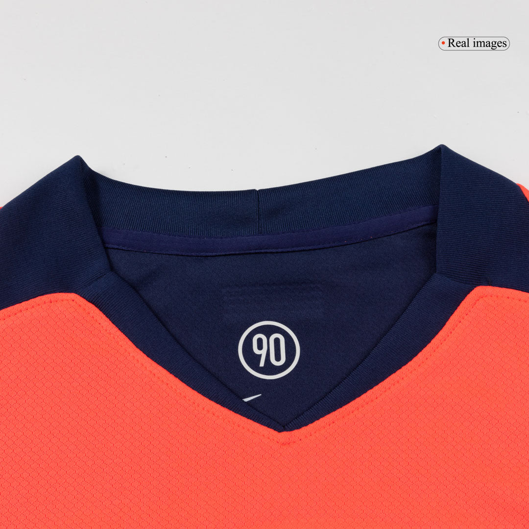 PEDRI #8 Barcelona Mens Third Away Soccer Jersey UCL 2025/26 Orange