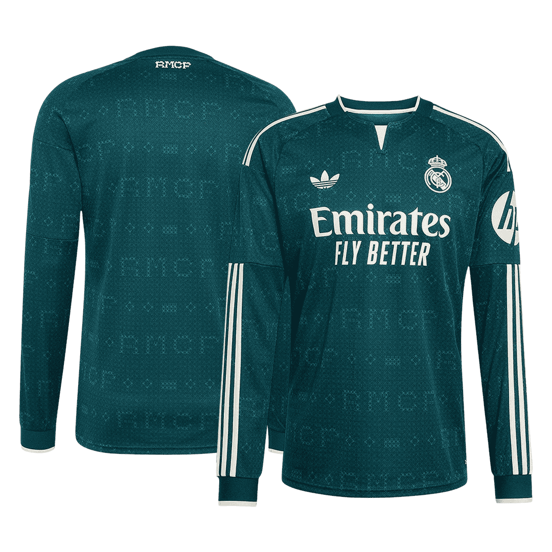 Real Madrid Away Long Sleeve Soccer Jersey 2026/27