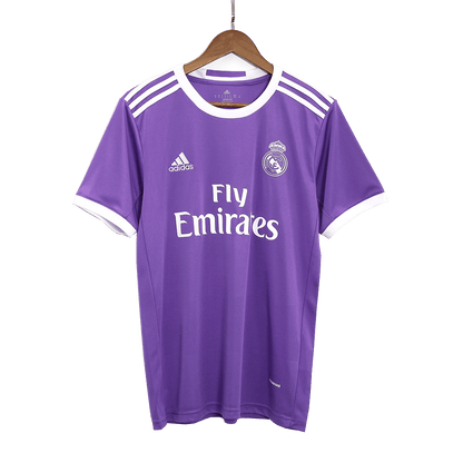 Retro KROOS #8 Real Madrid Mens Away Soccer Jersey 2016/17 Purple