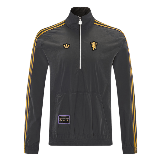 Manchester United Mens Windbreaker Jacket 2026 Gray