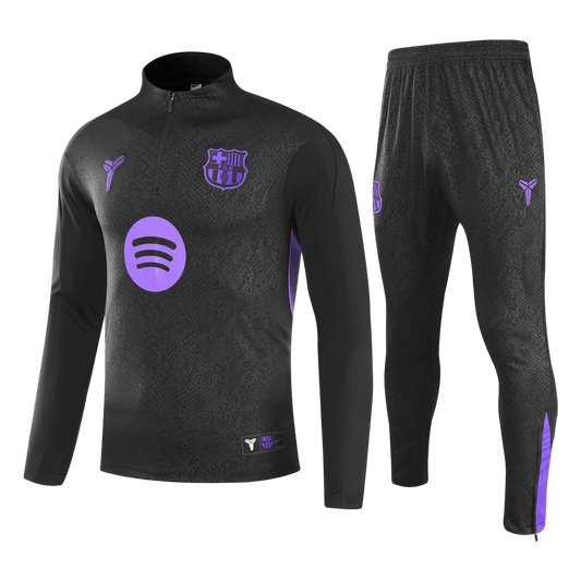 Barcelona Kids Training Tracksuit Kit 2025/26 Black