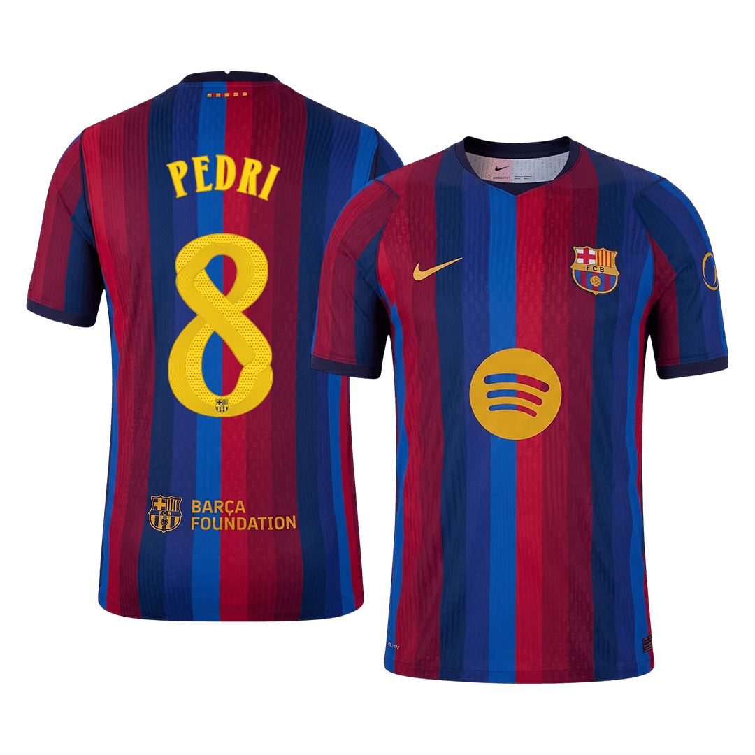 Barcelona Home Soccer Jersey 2026/27 – PEDRI #8 – UCL (Player Version)