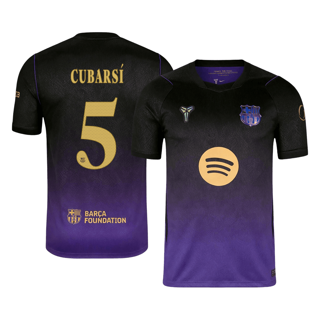 Barcelona Away Soccer Jersey 2026/27 – CUBARSÍ #5 – UCL