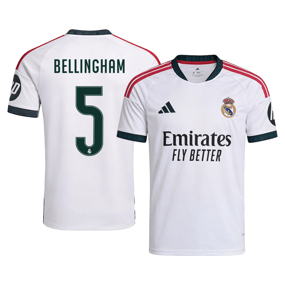 Real Madrid Home Soccer Jersey 2026/27 – BELLINGHAM #5