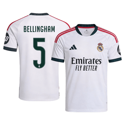 Real Madrid Home Soccer Jersey 2026/27 – BELLINGHAM #5
