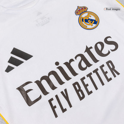 F.MENDY #23 Real Madrid Mens Home Soccer Jersey 2025/26 White - Player Version [PREMIUM]
