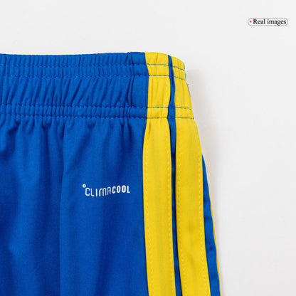 Colombia Mens Home Soccer Shorts World Cup 2026 Blue