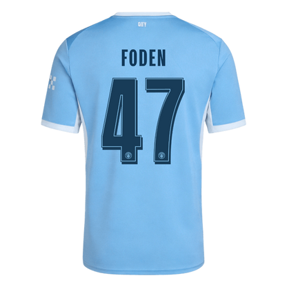 Manchester City Home Soccer Jersey 2026/27 – FODEN #47 – UCL