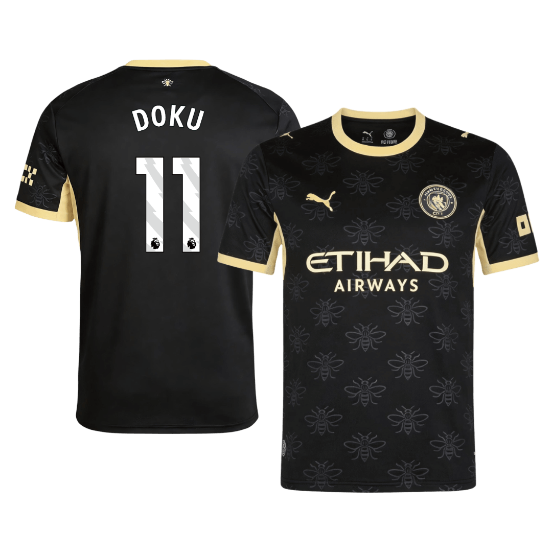 Manchester City Away Soccer Jersey 2026/27 – DOKU #11
