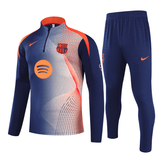 Barcelona Mens Training Tracksuit Kit 2025/26 Black&Orange