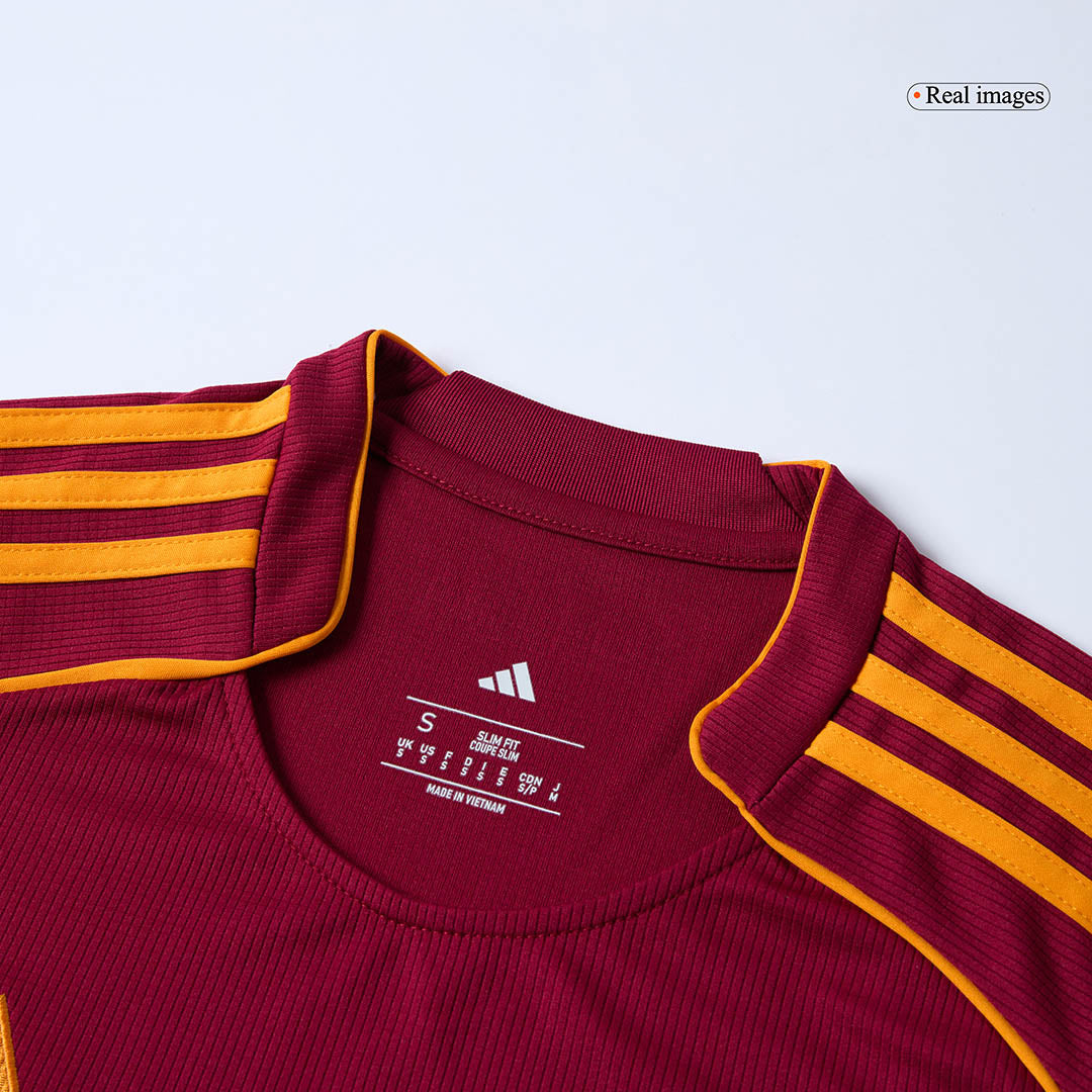 DYBALA #21 Roma Mens Home Soccer Jersey 2025/26 Red